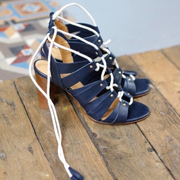 Sezane High Gladiator Sandals size 40 - Picture 1 of 16